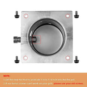 COMVIEE Fire Burn Pot and Hot Rod Ignitor Kit Replacement Parts for Traeger & Pit Boss Wood Pellet Grill Smoker, Fire Burner Pot with Screws and Fuse - Grill Parts America