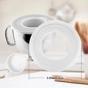Mixer Bowl Cover for KitchenAid Tilt-Head 4.5-5 Quart Stand Mixer, Mixer Assecories Bowl Covers to Prevent Ingredients from Spilling, Mixer Lid Splash Guard, Open Hole Design in The Middle (2 Pack) - Kitchen Parts America