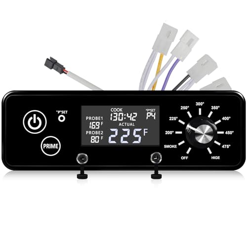 Upgrade AC03P9 BBQ Square Digital Thermostat Controller Board Compatible with Pit Boss P9/PB440D2/PB1150G/PB850G/PB550G/PB820/Pro 1100 Pellet Grills with Display Adjustable Temperature 200℉ to 475℉ - Grill Parts America
