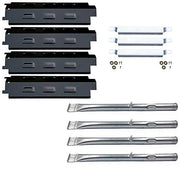 Direct Store Parts Kit DG259 Replacement for Charbroil Grill 463436213,463436215; Thermos 466360113 Repair Kit (SS Burner + SS Carry-Over Tubes + Porcelain Steel Heat Plate) - Grill Parts America