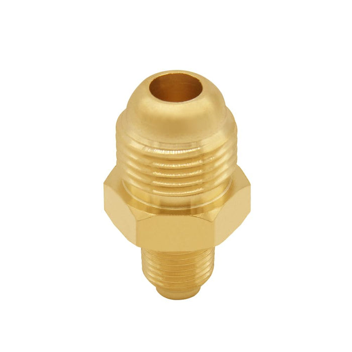 Uenede 3PCS Propane Orifice Connector Brass Tube Fitting, 3/8" Flare x 1/8" NPT Male, Gas Orifice Jets Nozzle for Freestanding Casting Cooking Stove Grill Turkey Pot Cooker Fryer Parts - Grill Parts America