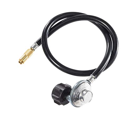 Blackstone Propane Adapter Hose & Regulator for 20 lb Tank, Gas Grill & Griddle - Weather Resistant & Corrosion Resistant - Extends Up To 3 Feet - 5471 - Grill Parts America