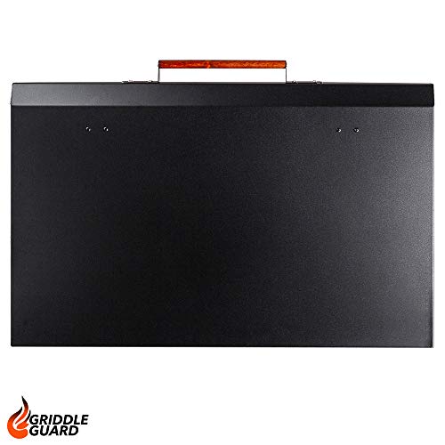 Hard Cover Lid Fits Nexgrill 36" Griddle - Made in USA (Black Aluminum) - Grill Parts America