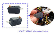 LONYE WB24X829 WB24X830 Microwave Door Switch Replacement for GE Microwave D3V-16G-3C25 SZM-V16-FD-62 - Grill Parts America