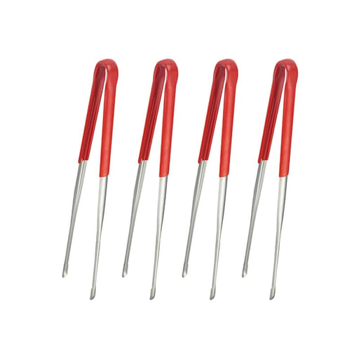 Jrsoul He 4Pcs Stainless Steel Kitchen Tongs Grill Tongs (11.5in) - Grill Parts America