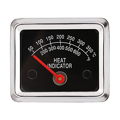 Hisencn BBQ Barbecue Stainless Steel Grill Temperature Temp Gauge Thermometer Replacement for Ducane 30400040, 30400041, 30400042, 30400043, 30400045 Meat Cooking Heat Indicator - Grill Parts America