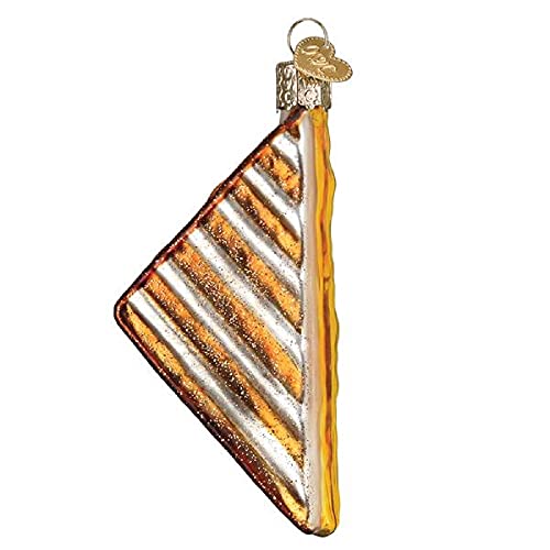 Old World Christmas Ornaments Grilled Cheese Sandwich Glass Blown Ornaments for Christmas Tree - Grill Parts America
