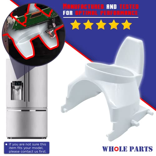 Whole Parts 241681901 Refrigerator Ice Actuator (White In Color) - Compatible with Frigidaire, Crosley, Gibson, White Westinghouse - Non-OEM Appliance Parts & Accessories - 2 Yr Warranty - Grill Parts America