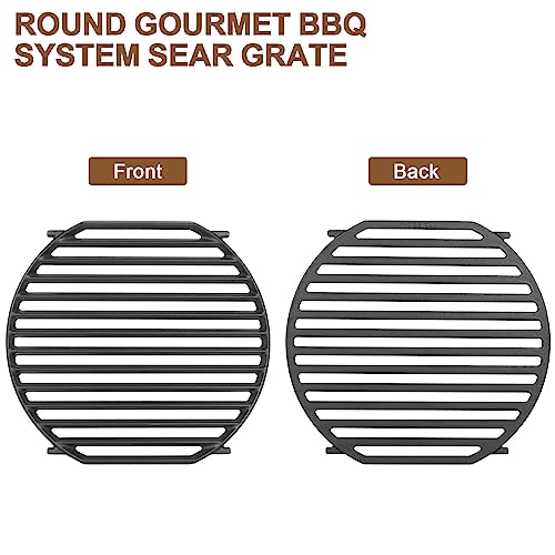 Outspark 64830 Grill Grate for Weber Gourmet BBQ System Sear Grate,Cast Iron Cooking Grid for Spirit/Spirit II 200/300 SER,Weber Genesis II E-310,II LX S-440,Cast Iron Gourmet BBQ System Accessory - Grill Parts America