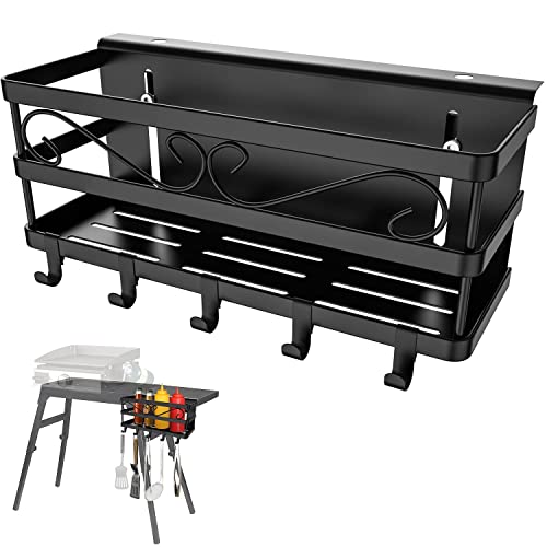 Grill Caddy | GDNEASE Blackstone Grilling Accessories | Removable BBQ Caddy for 28"/36" Blackstone Spatula Tool Holder | Blackstone Caddy for Griddle | Griddle Caddy Tool-Free & Easy to Install - Grill Parts America