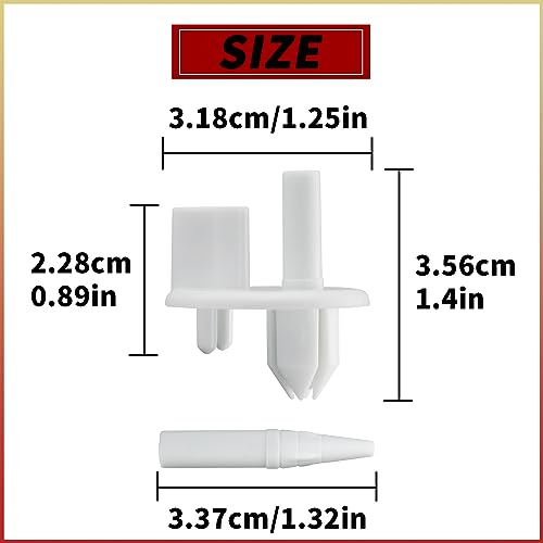 4 Pack 241993101 Crisper Shelf Cover Support Refrigerator Shelf Support Replacement Part Compatible with Frigidaire Refrigerators Replaces for 1513081 240350802 AP4393090 AH2358879 PS2358879 - Grill Parts America