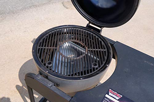 BBQube Heat Deflector/Drip Pan for Akorn Kamado Kooker Grill & Smoker, Stainless Steel, One Size - Grill Parts America