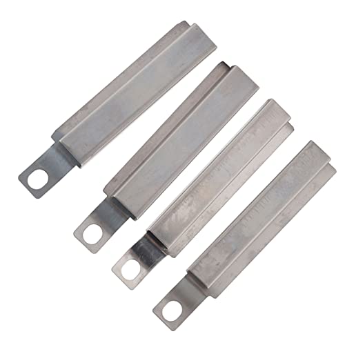 CHEOTIME Gas Grill Crossover Tube Channel BBQ Parts, 4 Set Adjustable Stainless Steel Burners Replacement Fit, for Select Gas Grill Models by Charbroil 463673517 - Grill Parts America