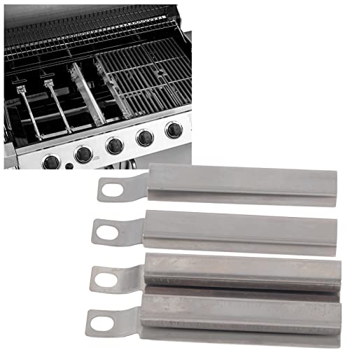 CHEOTIME Gas Grill Crossover Tube Channel BBQ Parts, 4 Set Adjustable Stainless Steel Burners Replacement Fit, for Select Gas Grill Models by Charbroil 463673517 - Grill Parts America