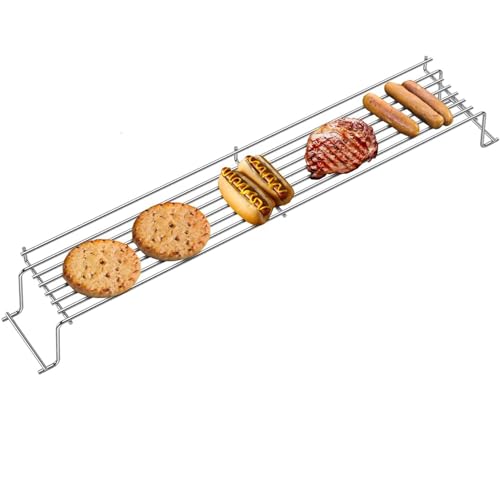 SafBbcue 65054 Warming Rack Replacement Parts for Weber Genesis E310 S310 E320 S320 E330 S330 EP310 CEP310 Grills 26.5" Warming Grates Weber 3741001 62749 81323 - Grill Parts America