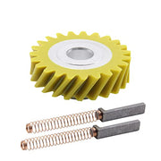 4162897 W10112253 W10380496 Carbon Brush and Mixer Worm Gear Kit Replacement For Whirlpool & KitchenAid Mixers 5K5SS 5K45SS 5KPM5 - Kitchen Parts America