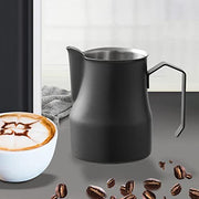 MagiDeal Milk Frothing Pitcher Jug, Stainless Steel Espresso Machine Parts Espresso Steaming Pitcher for Coffee Cappuccino Matcha Kitchen Home, 500ml Black - Kitchen Parts America