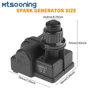 Mtsooning Spark Generator 5 Outlet, Universal Push Button Igniter, AA Battery BBQ Gas Grill Ignitor Replacement for Broil King Broil-Mate Huntington - Grill Parts America