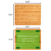 Cutting board for Convection Toaster Oven, Compatible with Ninja DT201/DT251 Foodi Air Fryer, with Heat Resistant Non-Skid Silicone Feet, Creates Storage Space, Protects Cabinets Cupboard, 16.3x13.1” - Kitchen Parts America