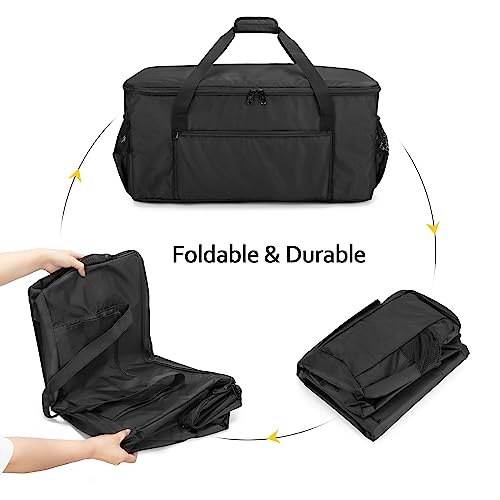 SAMDEW Grill Cover Compatible with Ninja Woodfire Outdoor Grill, BBQ Bag Compatible with Ninja OG701 & OG751 Smoker Grill, Carrying Case Fit for 7 in 1 Woodfire Electric Grill & Accessories, Bag Only - Grill Parts America