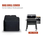 Z Grills Pellet Grill Cover 43 Inch | Official Genuine | Upgraded 600D Polyester Fabric, Heavy Duty, Waterproof, Weather Resistant Full Length Grill Cover for 7052B Pellet Smoker - Grill Parts America