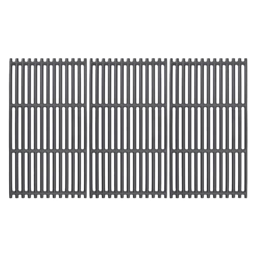 DelyCuise 17" Grill Grates Replacement for Charbroil Tru-Infrared 463242715 463242716 463276016 466242715 466242815 463240015 Porcelain Cast Iron Cooking Grids for Nexgrill 720-0882A, 3 Pack - Grill Parts America