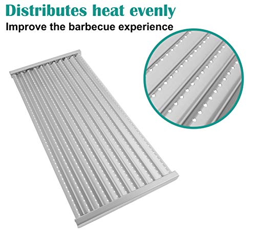 EasiBBQ Emitter Plates for Charbroil Grill 463242515, 463367016, 463242516, 466242515, 466242615, 463243016, 463367516, 466242516, 466242616, 463346017, Stainless Steel - Grill Parts America