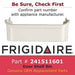 Frigidaire 241511601 Refrigerator Door Shelf Bin - Grill Parts America