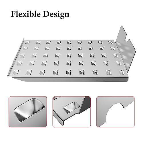 BMMXBI Drip Tray Replacement Parts for Camp Chef 24 Series Pellet Grills, SmokePro SG24/STX 24/XT 24, Woodwind Classic 24/ SG 24/WiFi 24, Drip Pan Heat Baffle for Traeger Pro 20 22 575 Series - Grill Parts America