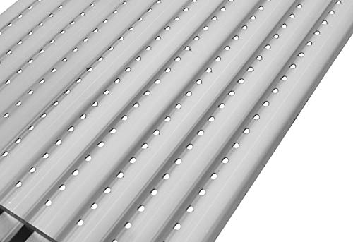 18 1/4" Stainless Steel Emitter Plates and Cast Iron Cooking Grill Grates Replacement Parts for Charbroil 463224912, 463231711, 463241413, 463241414, 463247209, 463271314, 466231711, Kenmore 463268107 - Grill Parts America