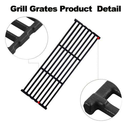 Baron 440 9221-64 Grill Grates Replacement Parts for Broil King Huntington Grill Parts Broilking 9221-54 6120-64 Baron 320 Broil Mate 7120-64 Huntington Rebel 6020-64 Gas Grill Cooking Grid Grates - Grill Parts America