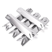 Hisencn 15.35'' Heat Plates for Cuisinart 2556, 2456, GAS2456AS, GAS2556AS, GAS1456ASO, GAS1456BSO, GAS2420AS, Heat Tents Replacement Parts for Cuisinart 5-Burner Gas Grill, Stainless Steel, 5-Pack - Grill Parts America