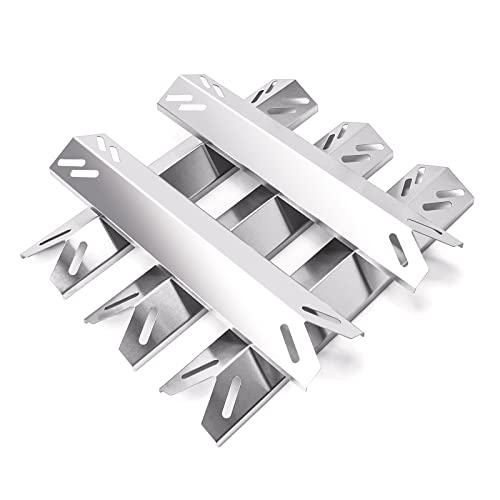 Hisencn 15.35'' Heat Plates for Cuisinart 2556, 2456, GAS2456AS, GAS2556AS, GAS1456ASO, GAS1456BSO, GAS2420AS, Heat Tents Replacement Parts for Cuisinart 5-Burner Gas Grill, Stainless Steel, 5-Pack - Grill Parts America