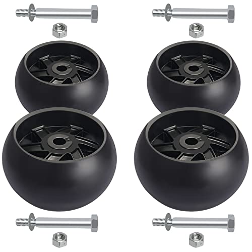 Heavy Duty Deck Wheel Kit (Pack Of 4) - Replaces Husqvarna 532133957, 532174873, 539107610