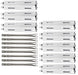 Hisencn Grill Replacement Parts for Members Mark GR2039201-MM-00, 17 inch Heat Plates, Grill Burners Replacement for Bakers and Chefs ST1017-012939 SAMS Club and Grill Chef BIG-8116, Uniflame (8 Pack) - Grill Parts America