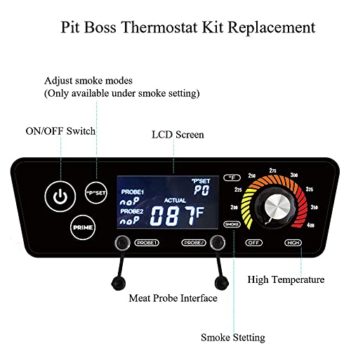 FlameSky Upgrade Pit Boss Control Board Replacement, Pit Boss Replacement Parts Control Panel Thermostat Controller, Compatible with Pit Boss Austin XL Smoker Pellet Grills - Grill Parts America