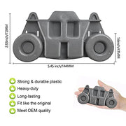 W10195416 Dishwasher Wheels Lower Dish Rack Wheel Part Assembly,Replacement for Maytag/Kitchen Aid/kitchenaid/Whirlpool/Kenmore Dish Rack Replaces AP5983730 W10195416V,AP5983730,PS11722152,Pack of 4 - Grill Parts America