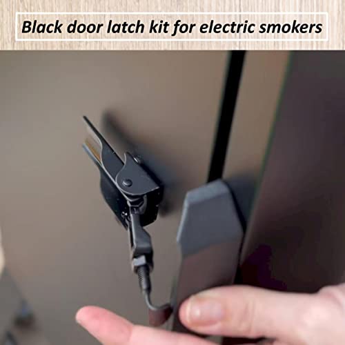 Black Door Latch Kit Replacement Parts 990050222 for Most Masterbuilt Digital Electric Smoker - Grill Parts America