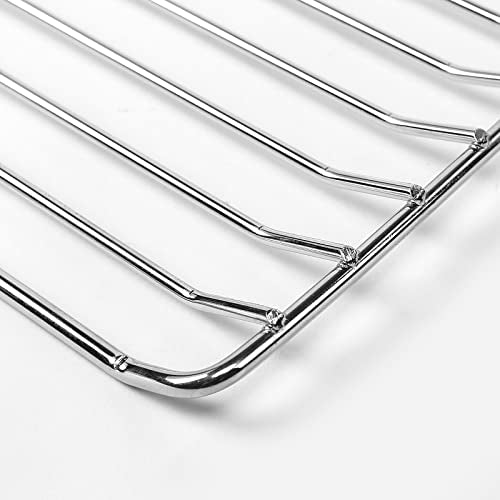 Hisencn Cooking Grate Replacement Parts for Masterbuilt Electric Smoker 30 Inch, 14.6" x 12.2", Stainless Steel Grids Masterbuilt MB20071117 Smoker grates Replacement, 3 Pack - Grill Parts America