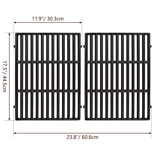QuliMetal 7638 17.5 Inches Cooking Grates for Weber Spirit 300 Series and Spirit II 300 Series, Spirit 700, Genesis Silver Gold Platinum B/C, Genesis 1000-3500, Weber 900 Gas Grills - Grill Parts America