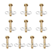 Replacement Shear Pin Kit 738-04124A for MTD Cad Snowblower - Shear Pins & Cotter Pins 714-04040 Compatible with Troy Bilt Craftsman 2-Stage 3-Stage Snow Blower, Snow Thrower, Lawn Tractor, 10 Set - Grill Parts America