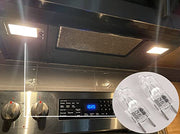 Microwave Light Bulb for GE Samsung Kenmore Maytag Elite Over The Stove Range Microwave Oven, Halogen Light Bulb with G8 Bi-pin Base 20W Under Microwave Light, Replaces WB25X10019 WB36X10213, 2 Pack - Grill Parts America