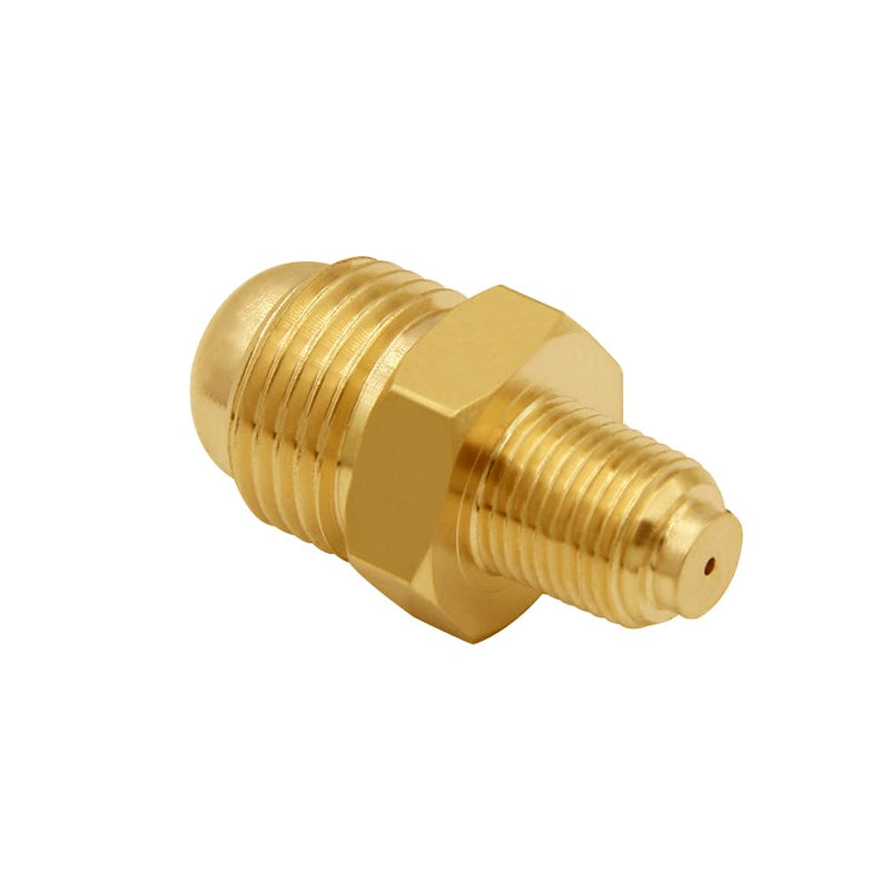 Uenede 3PCS Propane Orifice Connector Brass Tube Fitting, 3/8" Flare x 1/8" NPT Male, Gas Orifice Jets Nozzle for Freestanding Casting Cooking Stove Grill Turkey Pot Cooker Fryer Parts - Grill Parts America