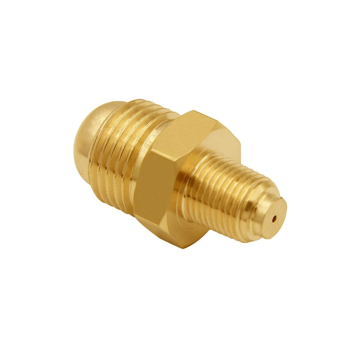 Uenede 3PCS Propane Orifice Connector Brass Tube Fitting, 3/8" Flare x 1/8" NPT Male, Gas Orifice Jets Nozzle for Freestanding Casting Cooking Stove Grill Turkey Pot Cooker Fryer Parts - Grill Parts America