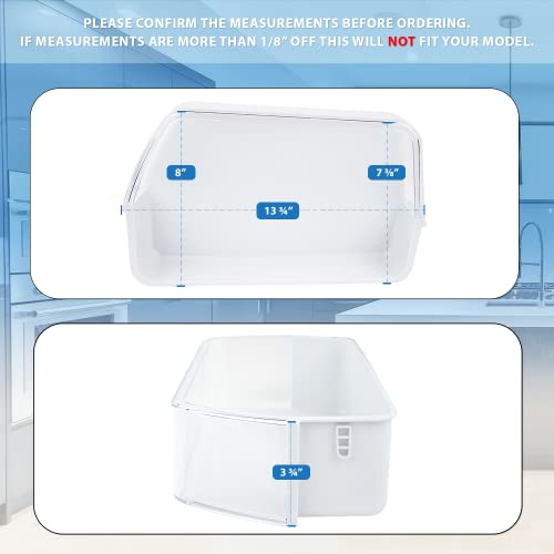 UPGRADED Lifetime Appliance DA97-12650A Door Shelf Basket Bin (RIGHT Side) Compatible with Samsung Refrigerator - DA63-07104A, DA63-06963A | Fridge Shelf | Samsung Refrigerator Parts - Grill Parts America