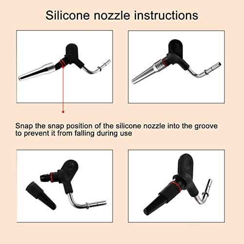 Coffee Machine Steam Nozzle, Silicone Material Simple Installation Washable Coffee Steam Nozzle Part Replacement for Delonghi Dedica Ec680 685 - Kitchen Parts America