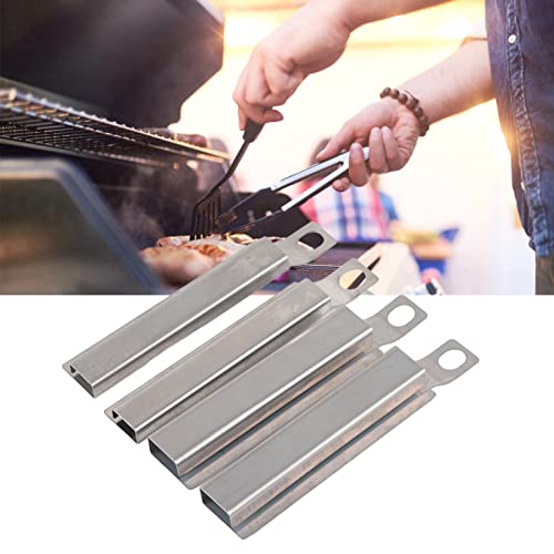 CHEOTIME Gas Grill Crossover Tube Channel BBQ Parts, 4 Set Adjustable Stainless Steel Burners Replacement Fit, for Select Gas Grill Models by Charbroil 463673517 - Grill Parts America