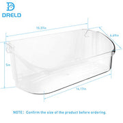 240356402 Refrigerator Door Bin Side Shelf, Compatible with Frigidaire Kenmore Electrolux Refrigerators LFSS2612TF0 AP2549958 FGUS2642LF2, Replaces AP2549958 PS430122 240430312 240356416 240356407 - Grill Parts America