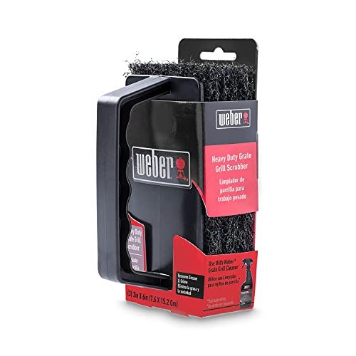 Weber Scubber Grill Grate Scrubber, Black - Grill Parts America