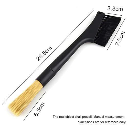 Coffee Machine Cleaning Brush（Removable Double Brush Head）Dusting Espresso Grinder Brush Accessories for Bean Grain Coffee Tool Barista Home Kitchen Coffee Utensils（2-Pack） - Kitchen Parts America